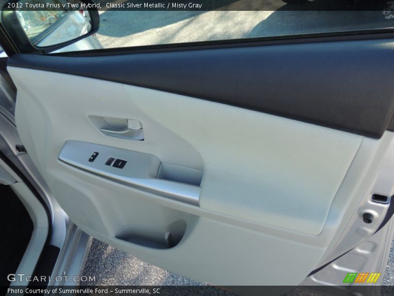 Classic Silver Metallic / Misty Gray 2012 Toyota Prius v Two Hybrid