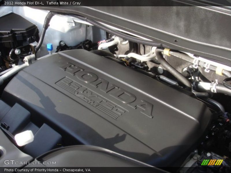 Taffeta White / Gray 2012 Honda Pilot EX-L