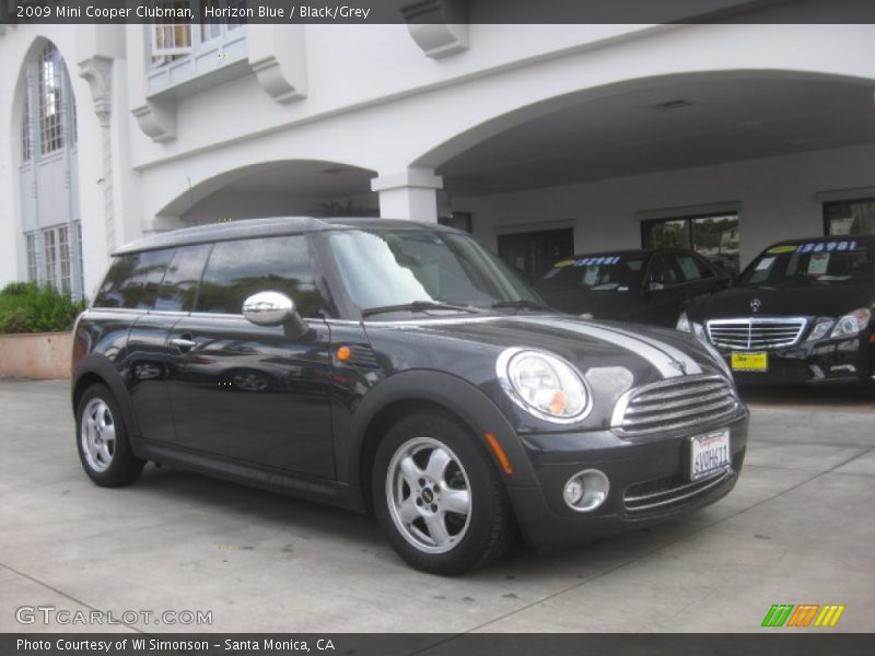 Horizon Blue / Black/Grey 2009 Mini Cooper Clubman