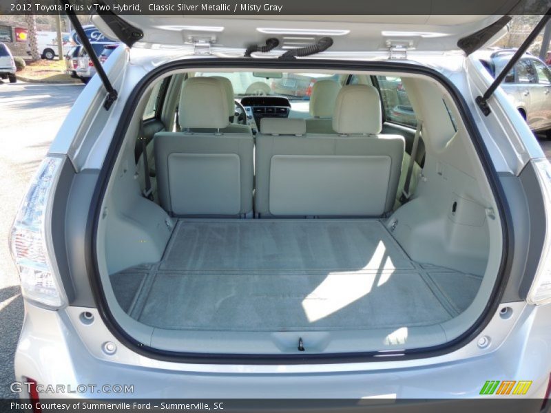 Classic Silver Metallic / Misty Gray 2012 Toyota Prius v Two Hybrid