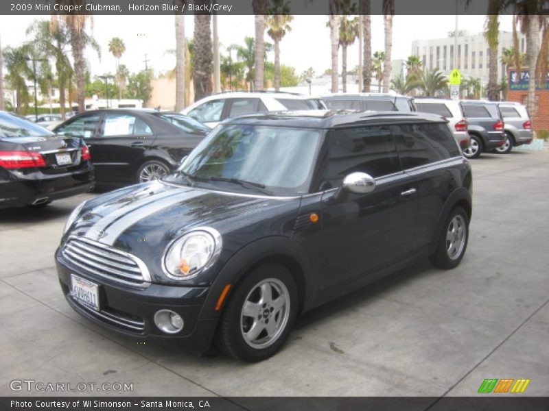 Horizon Blue / Black/Grey 2009 Mini Cooper Clubman