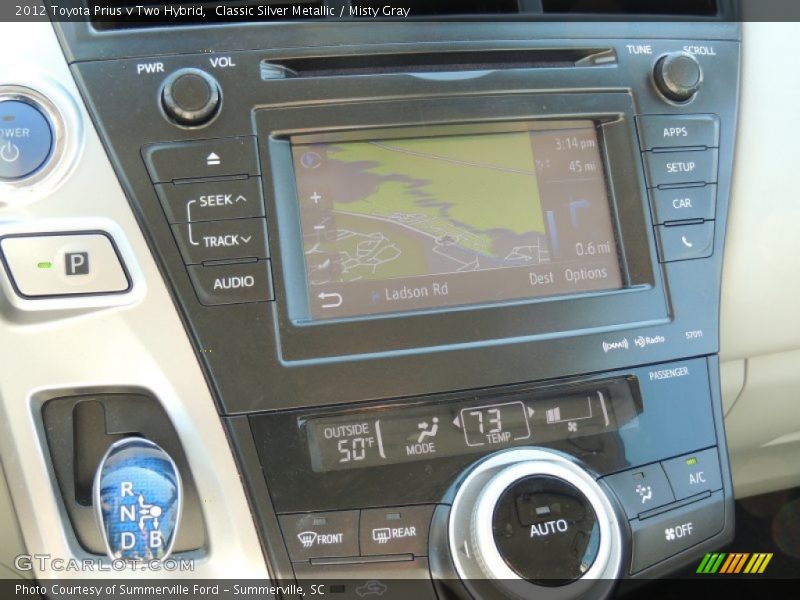 Classic Silver Metallic / Misty Gray 2012 Toyota Prius v Two Hybrid