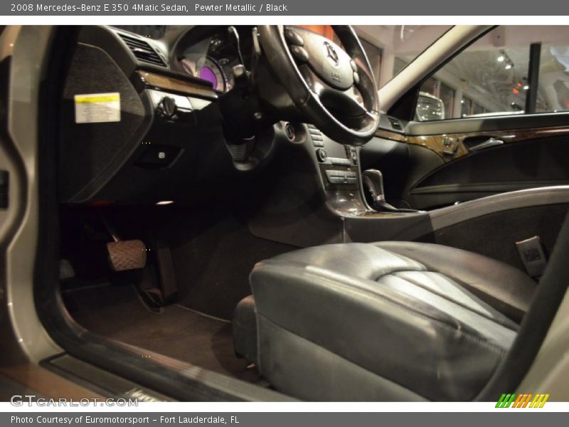 Pewter Metallic / Black 2008 Mercedes-Benz E 350 4Matic Sedan