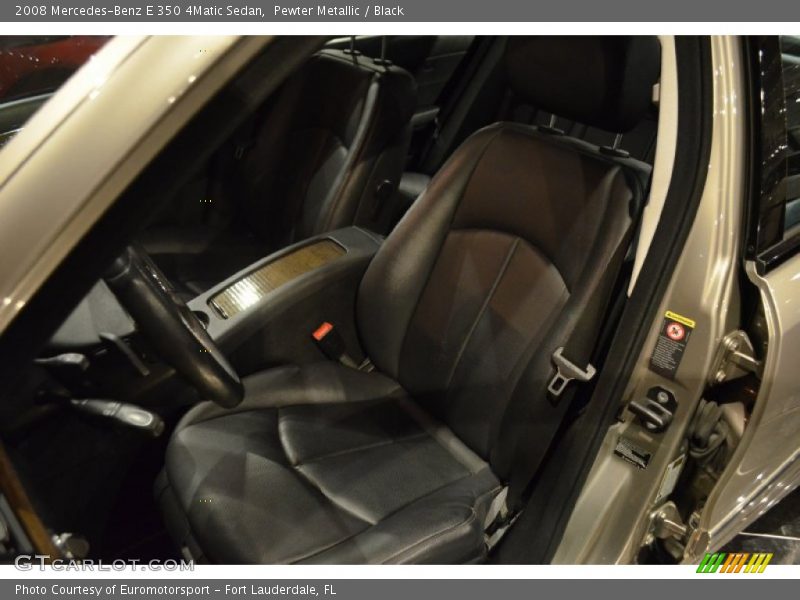Pewter Metallic / Black 2008 Mercedes-Benz E 350 4Matic Sedan