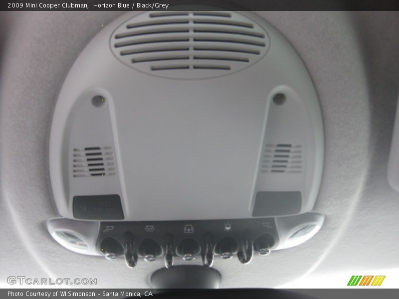 Horizon Blue / Black/Grey 2009 Mini Cooper Clubman