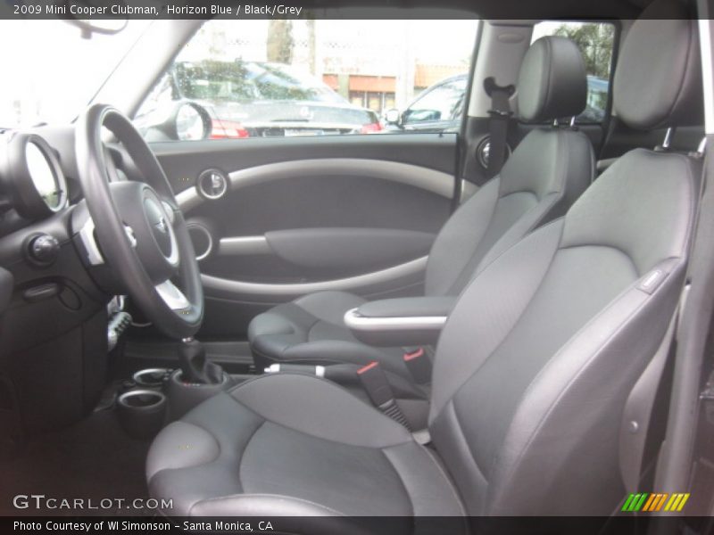Horizon Blue / Black/Grey 2009 Mini Cooper Clubman