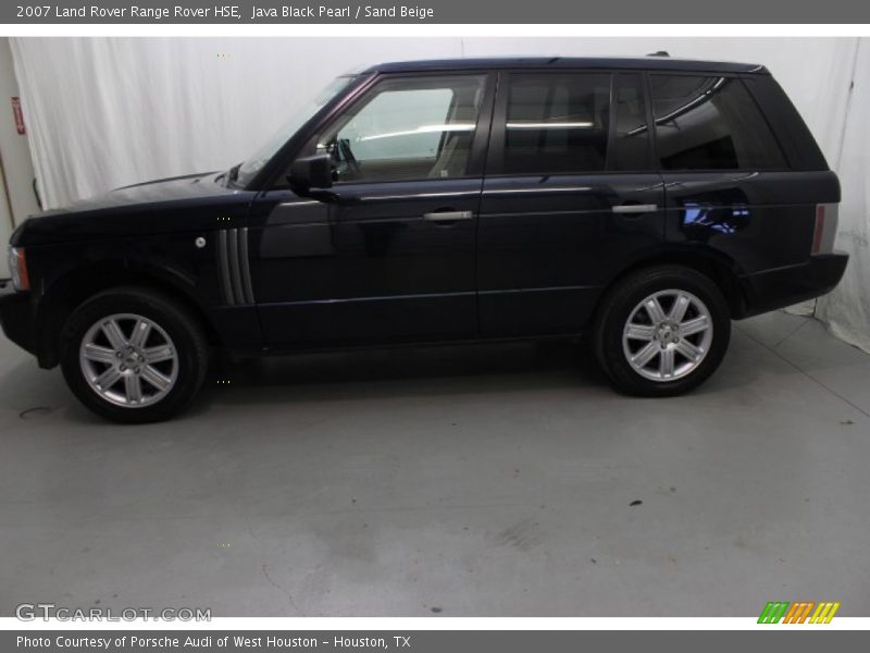 Java Black Pearl / Sand Beige 2007 Land Rover Range Rover HSE