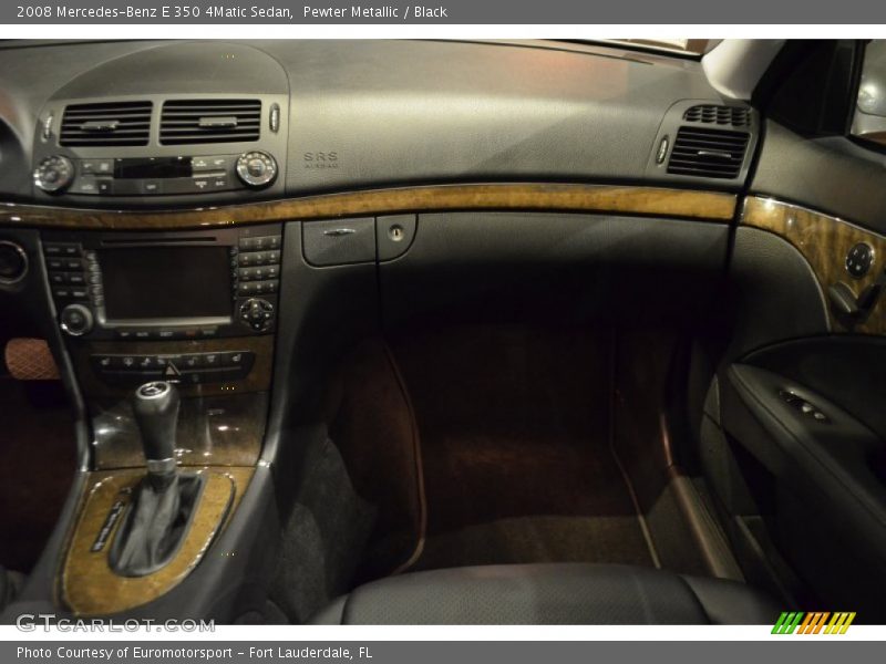 Pewter Metallic / Black 2008 Mercedes-Benz E 350 4Matic Sedan