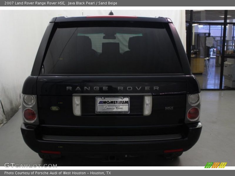 Java Black Pearl / Sand Beige 2007 Land Rover Range Rover HSE