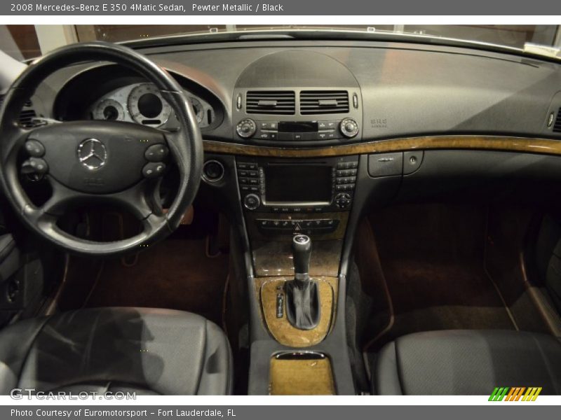 Pewter Metallic / Black 2008 Mercedes-Benz E 350 4Matic Sedan