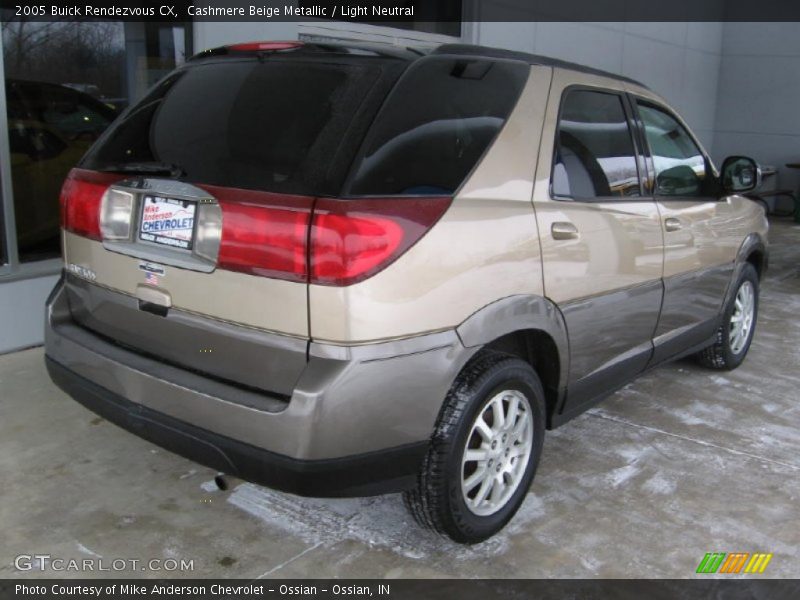 Cashmere Beige Metallic / Light Neutral 2005 Buick Rendezvous CX