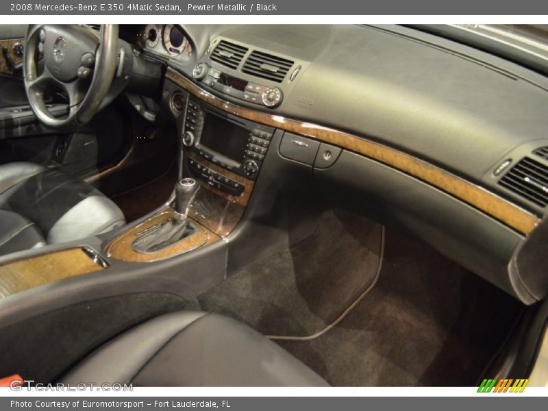 Pewter Metallic / Black 2008 Mercedes-Benz E 350 4Matic Sedan