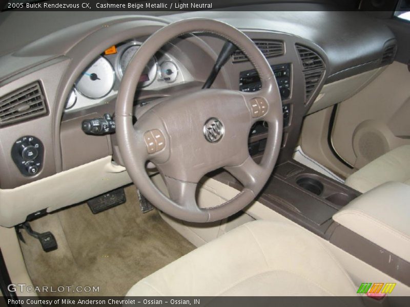 Cashmere Beige Metallic / Light Neutral 2005 Buick Rendezvous CX