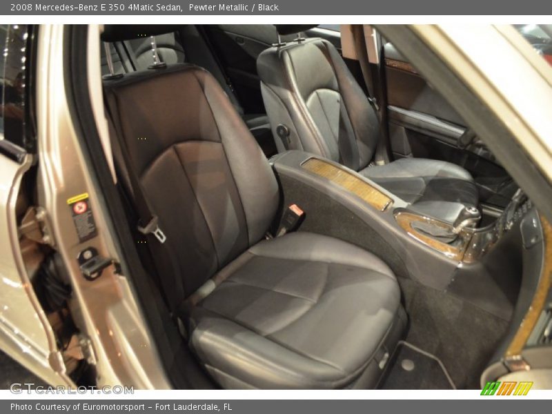 Pewter Metallic / Black 2008 Mercedes-Benz E 350 4Matic Sedan