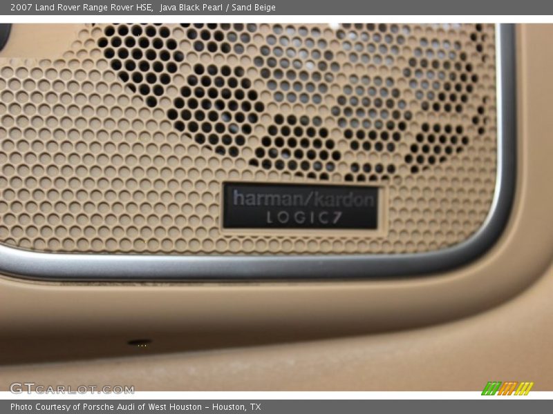 Java Black Pearl / Sand Beige 2007 Land Rover Range Rover HSE