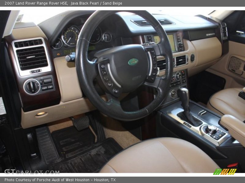 Java Black Pearl / Sand Beige 2007 Land Rover Range Rover HSE