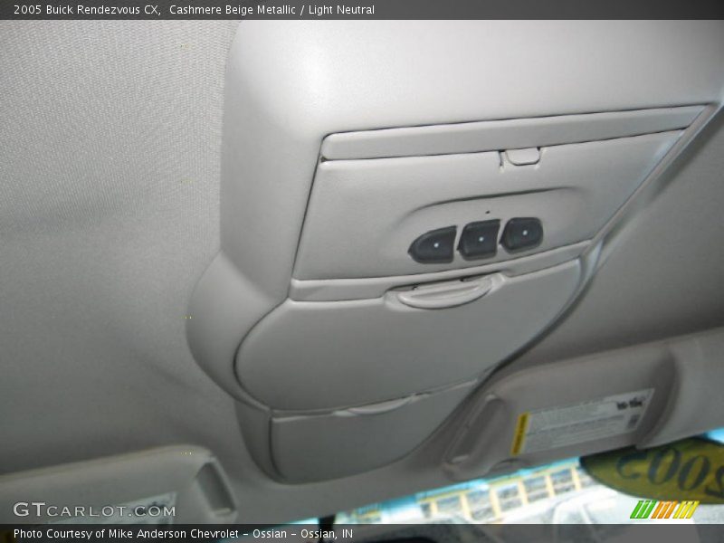 Cashmere Beige Metallic / Light Neutral 2005 Buick Rendezvous CX