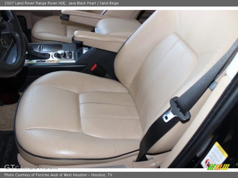 Java Black Pearl / Sand Beige 2007 Land Rover Range Rover HSE
