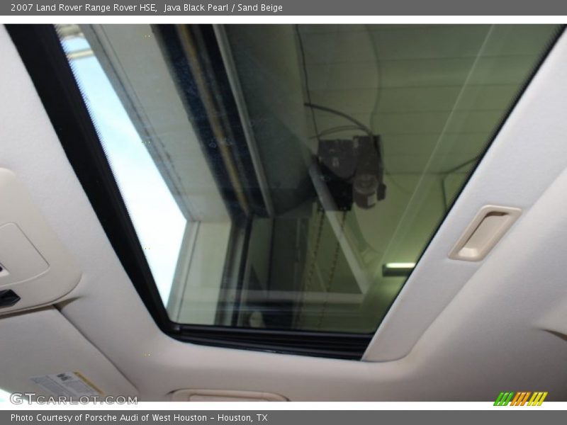 Java Black Pearl / Sand Beige 2007 Land Rover Range Rover HSE