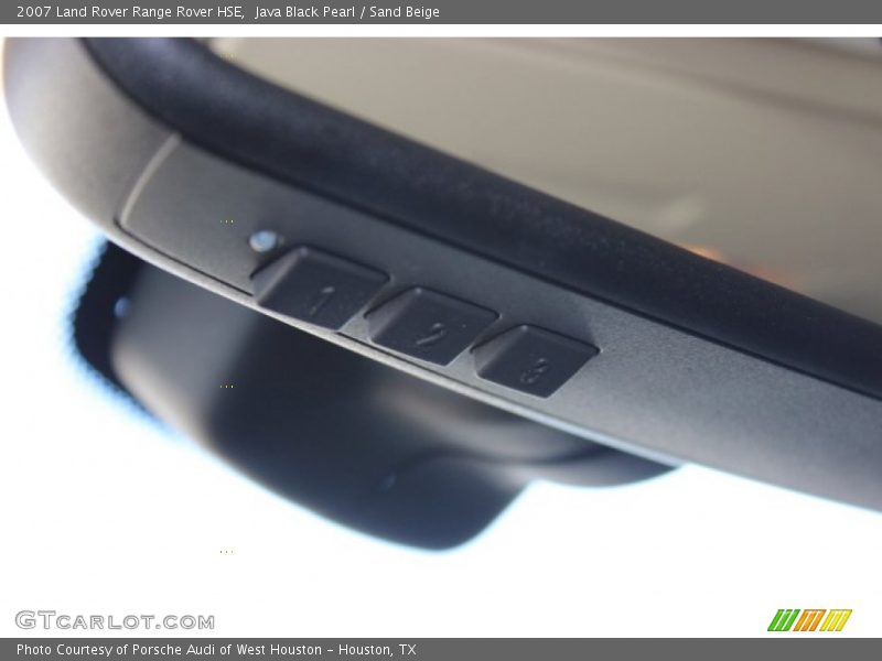 Java Black Pearl / Sand Beige 2007 Land Rover Range Rover HSE