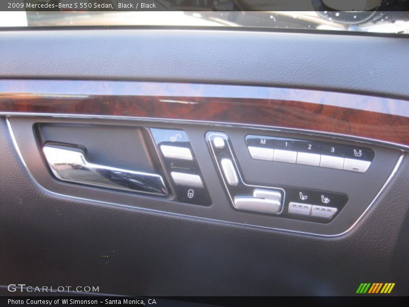 Black / Black 2009 Mercedes-Benz S 550 Sedan
