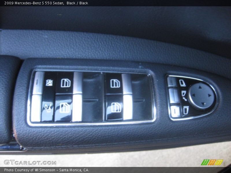 Black / Black 2009 Mercedes-Benz S 550 Sedan