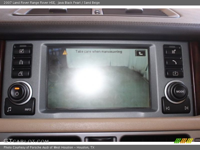 Java Black Pearl / Sand Beige 2007 Land Rover Range Rover HSE