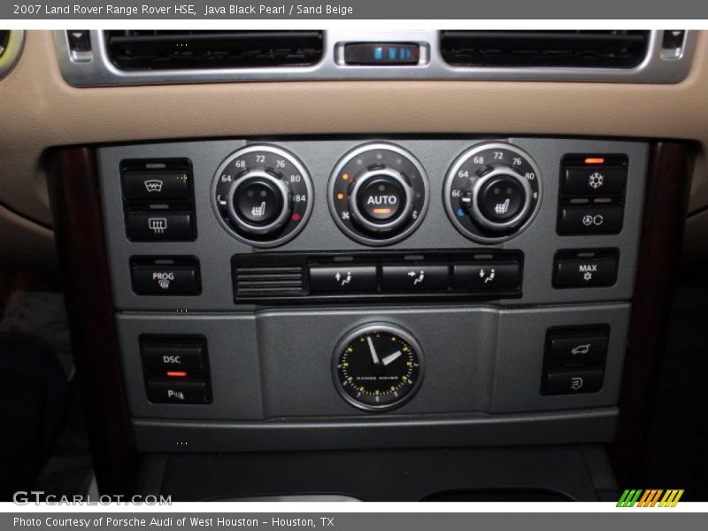 Java Black Pearl / Sand Beige 2007 Land Rover Range Rover HSE