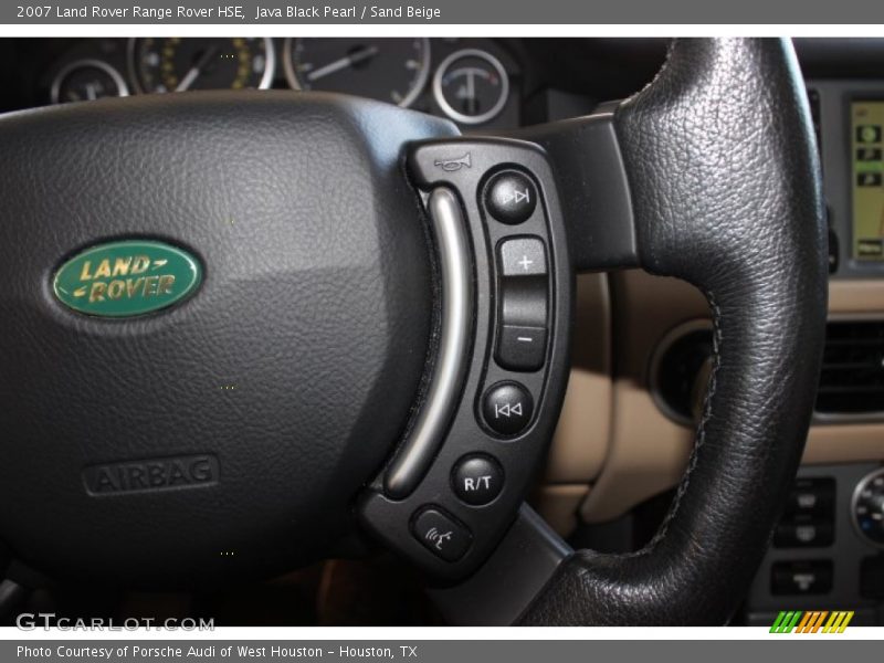Java Black Pearl / Sand Beige 2007 Land Rover Range Rover HSE