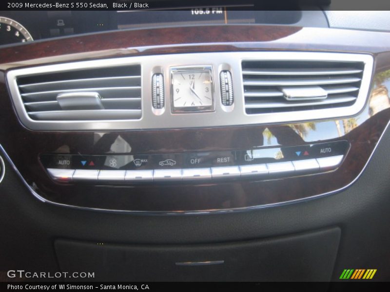 Black / Black 2009 Mercedes-Benz S 550 Sedan