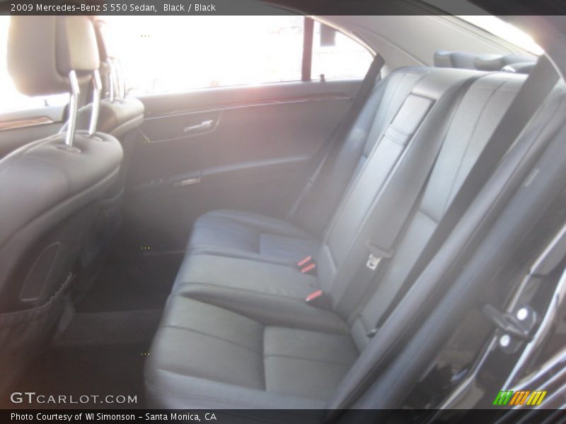 Black / Black 2009 Mercedes-Benz S 550 Sedan