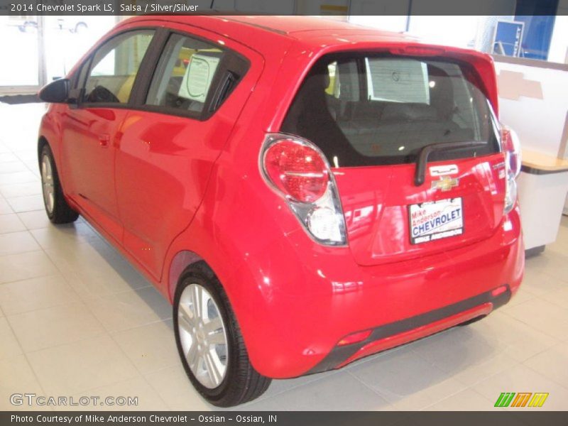 Salsa / Silver/Silver 2014 Chevrolet Spark LS