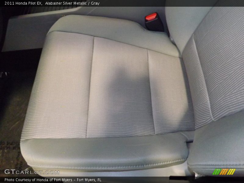 Alabaster Silver Metallic / Gray 2011 Honda Pilot EX