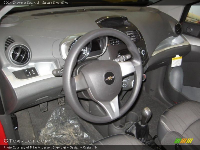 Silver/Silver Interior - 2014 Spark LS 