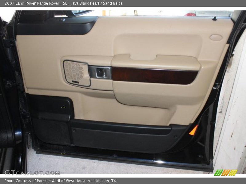 Java Black Pearl / Sand Beige 2007 Land Rover Range Rover HSE