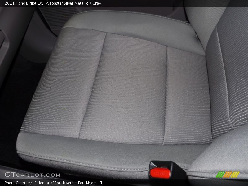 Alabaster Silver Metallic / Gray 2011 Honda Pilot EX