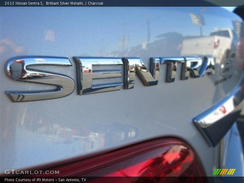 Brilliant Silver Metallic / Charcoal 2013 Nissan Sentra S