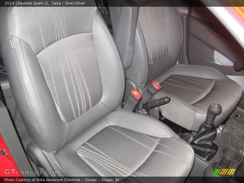 Salsa / Silver/Silver 2014 Chevrolet Spark LS