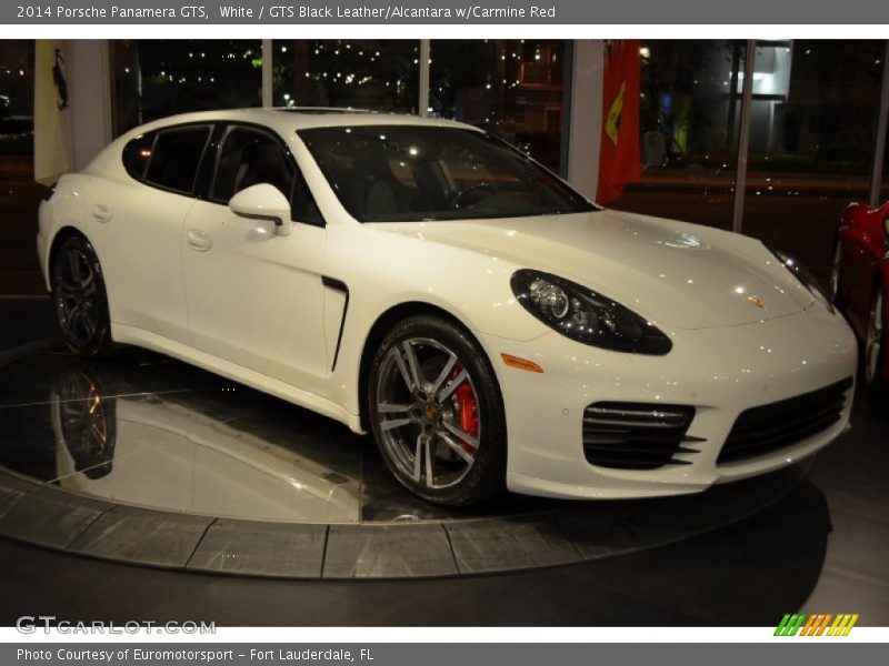 Front 3/4 View of 2014 Panamera GTS