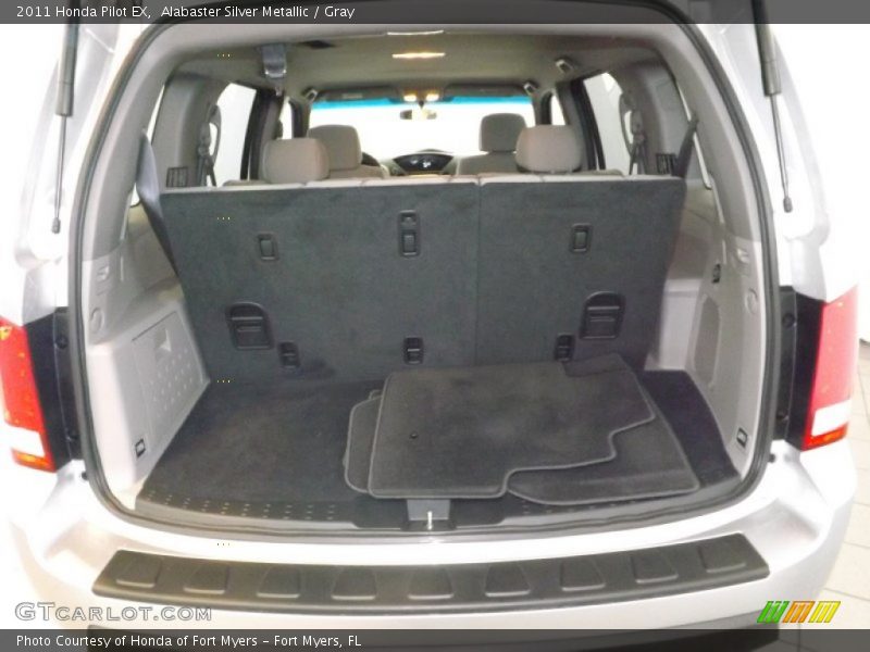 Alabaster Silver Metallic / Gray 2011 Honda Pilot EX