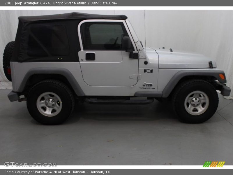 Bright Silver Metallic / Dark Slate Gray 2005 Jeep Wrangler X 4x4