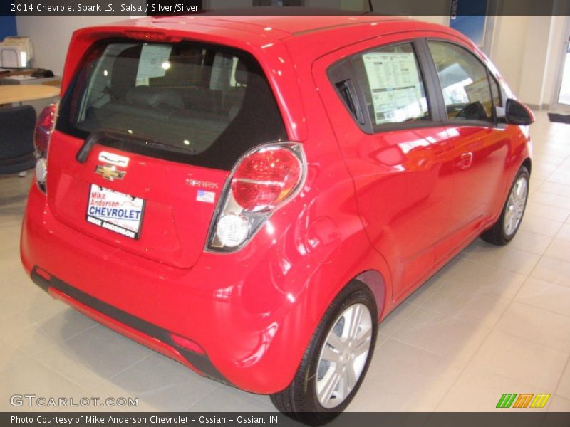 Salsa / Silver/Silver 2014 Chevrolet Spark LS