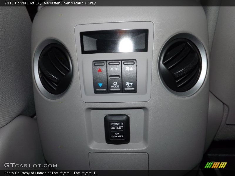 Alabaster Silver Metallic / Gray 2011 Honda Pilot EX