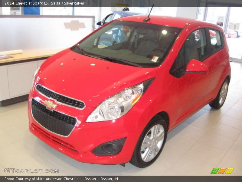 Salsa / Silver/Silver 2014 Chevrolet Spark LS