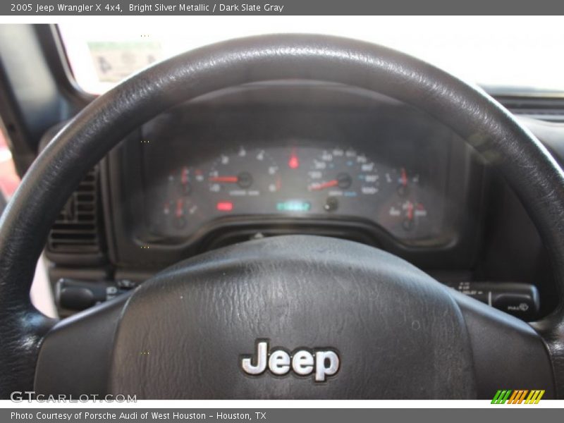 Bright Silver Metallic / Dark Slate Gray 2005 Jeep Wrangler X 4x4