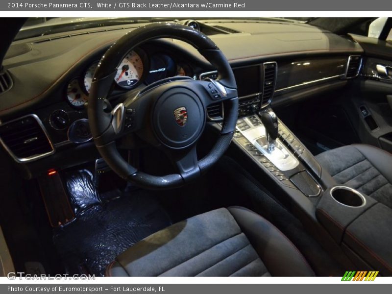  2014 Panamera GTS GTS Black Leather/Alcantara w/Carmine Red Interior