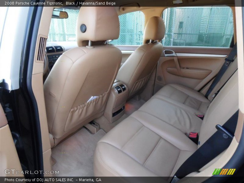 Rear Seat of 2008 Cayenne Tiptronic