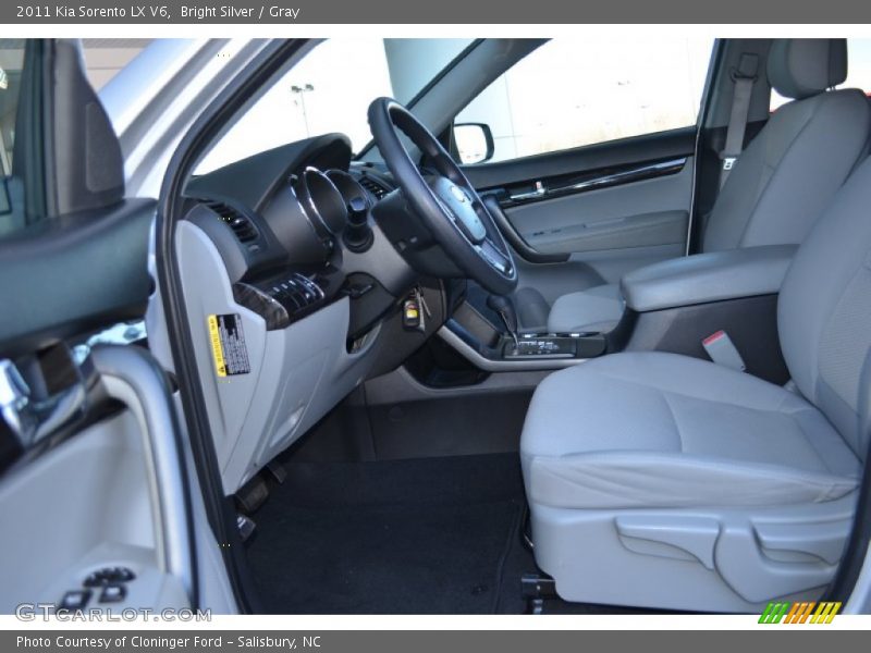 Bright Silver / Gray 2011 Kia Sorento LX V6