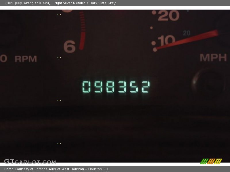 Bright Silver Metallic / Dark Slate Gray 2005 Jeep Wrangler X 4x4