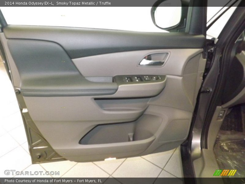 Smoky Topaz Metallic / Truffle 2014 Honda Odyssey EX-L